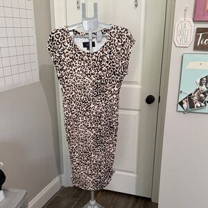 Dash by Kardashian Animal Print Midi Dress